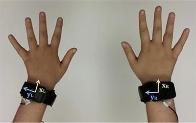 Teaching a Robot Bimanual Hand-Clapping Games via Wrist-Worn IMUs